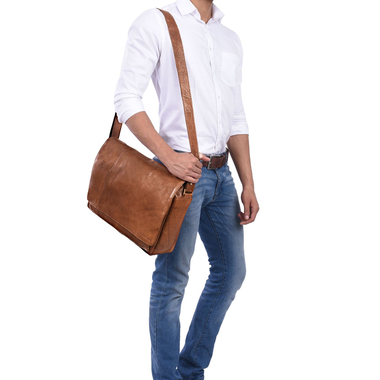 Businesstasche Leder braun Arbeit