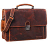 "Angelo" Vintage Aktentasche Echtleder