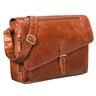 B-WARE "Merlin" Vintage Leder Umhängetasche Damen Herren