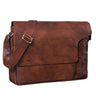 Laptop Messenger Bag Leder Vintage