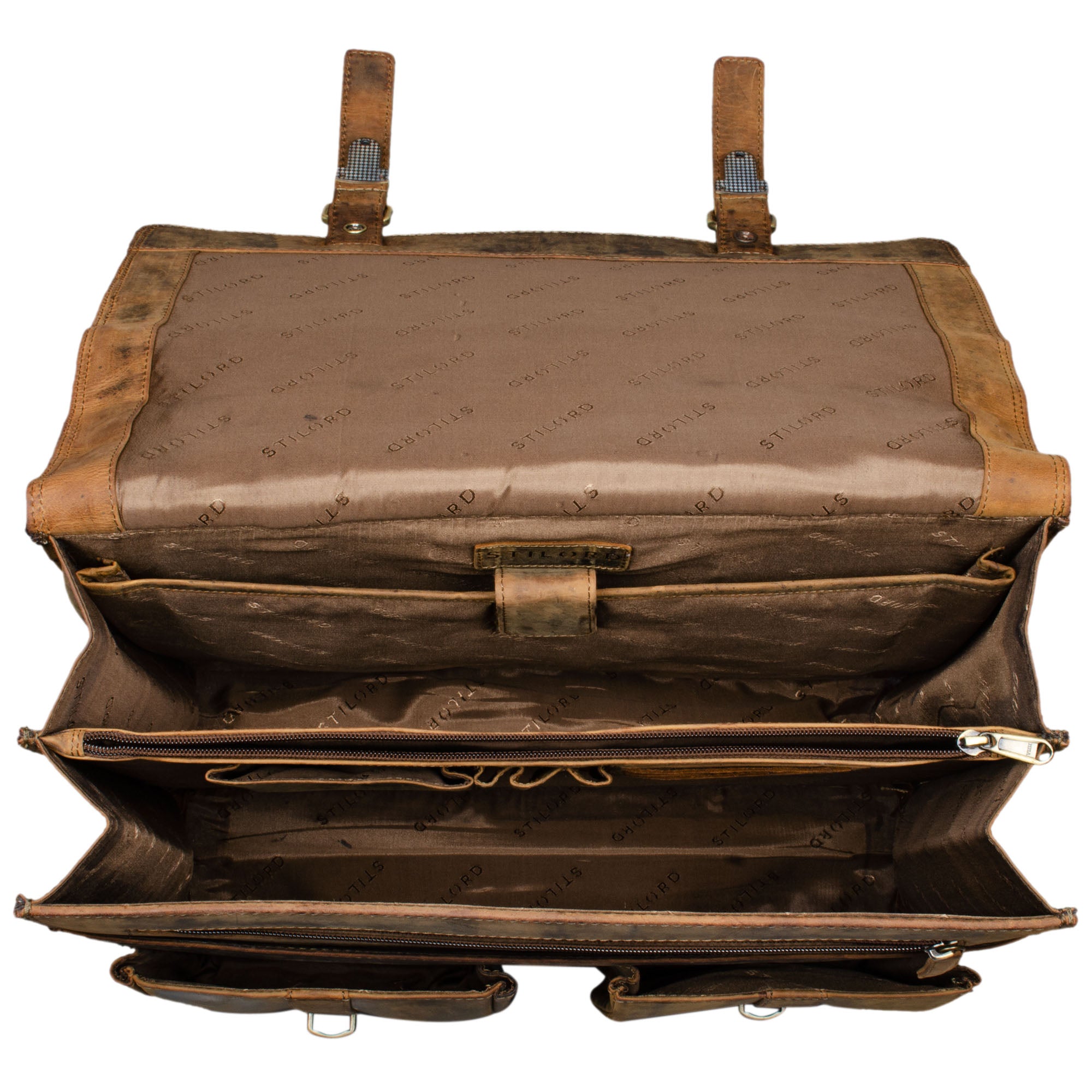 Leder Aktentasche DIN A4 Vintage