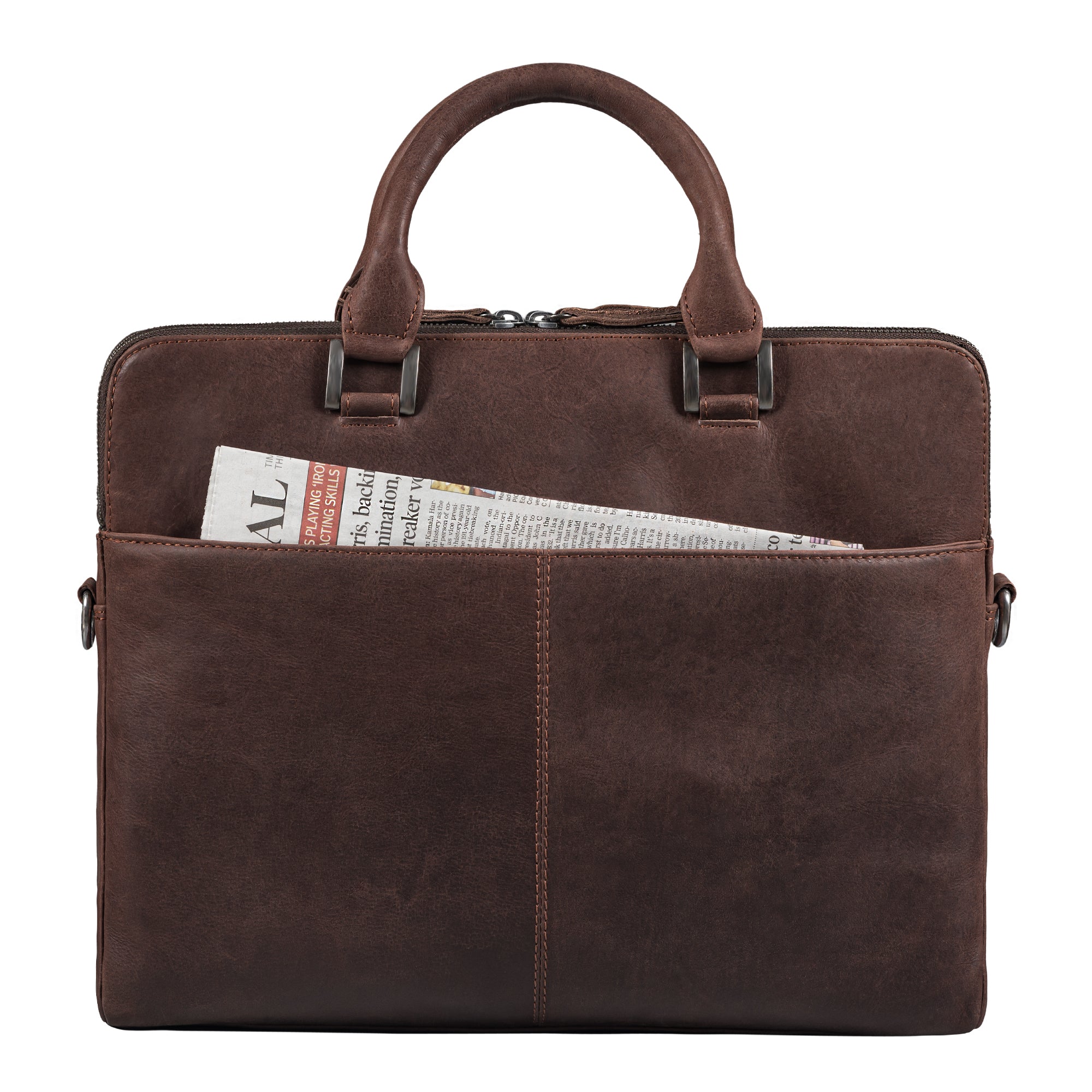 Damen Arbeitstasche Leder braun