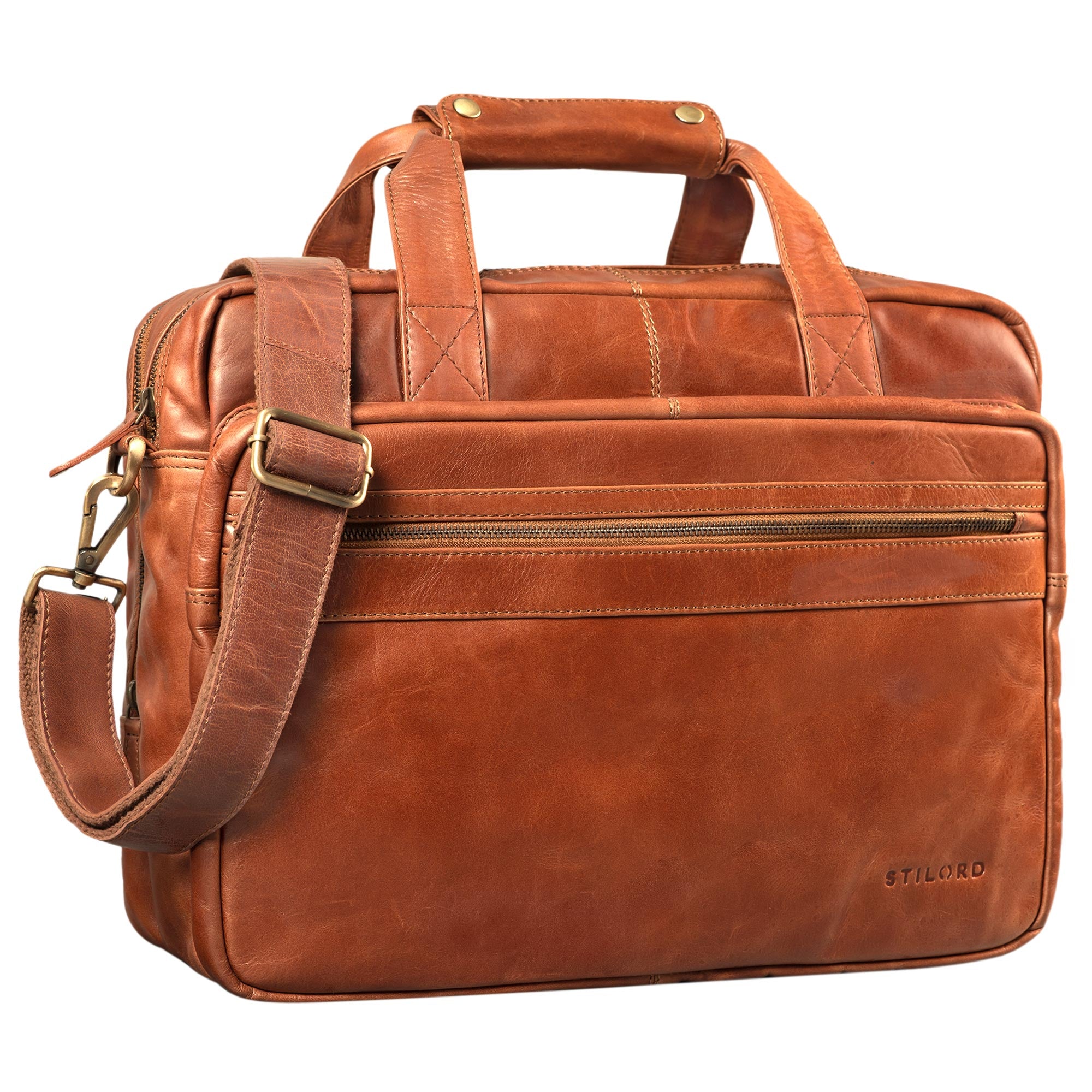 messenger bag groß leder braun