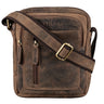 "Jamie" Herren Ledertasche Umhängetasche klein