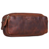 Ledermappe Stifte cognac braun