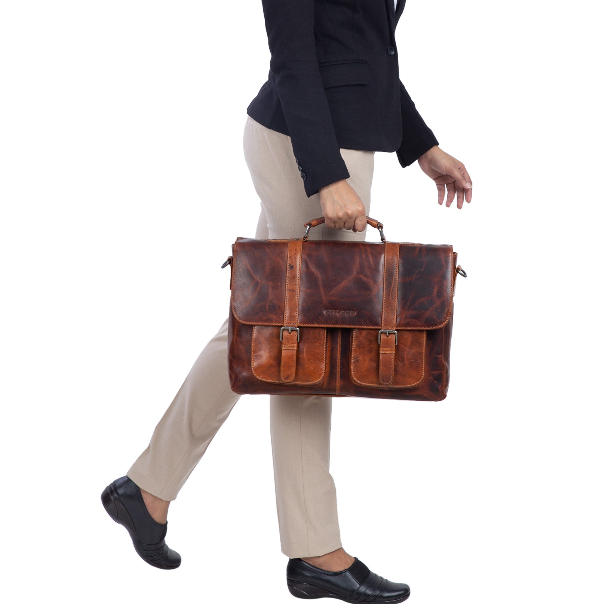 Business Damen Handtasche Leder