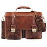 "Robin" Vintage Businesstasche Leder Aktentasche