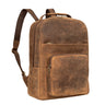 Arbeitsrucksacksack Echtleder Groß