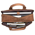 Leder Businesstasche 15.6 Zoll Laptopfach