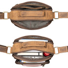 Echtleder Vintage Bag Crossbody braun