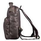 Lederrucksack Damen Vintage braun