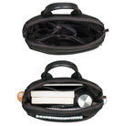 Rucksack Damen schwarz Leder