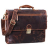 "Carter" Vintage Businesstasche Leder Groß