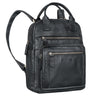 EchtLeder Vintage Freizeitrucksack Damen schwarz