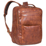 "Balduin" Großer Leder Laptop Rucksack