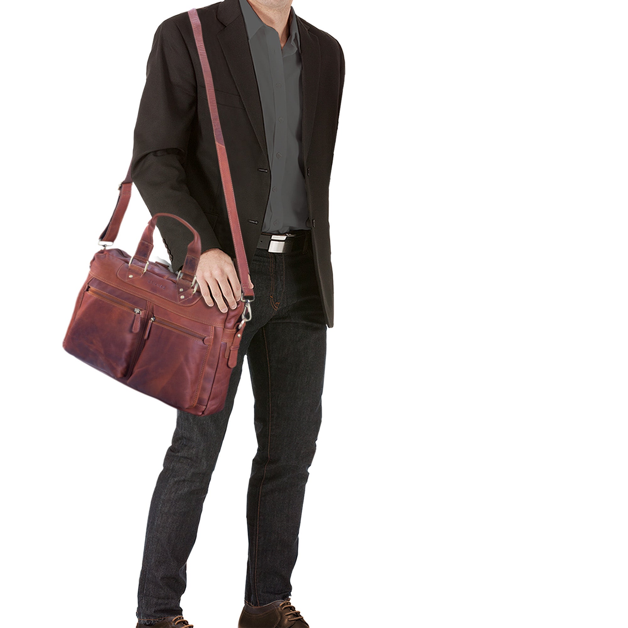 Business Ledertasche elgant