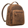 "Kima" Kleiner Rucksack Damen Vintage Leder