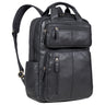 "Amos" Exklusiver Business Lederrucksack mit 17.3 Zoll Laptop-Fach Damen Herren