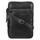 Schwarze Ledertasche Klein