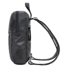 cityrucksack schwarz vintage echtleder