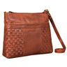 "Ida" Geflochtene Damen Handtasche Leder