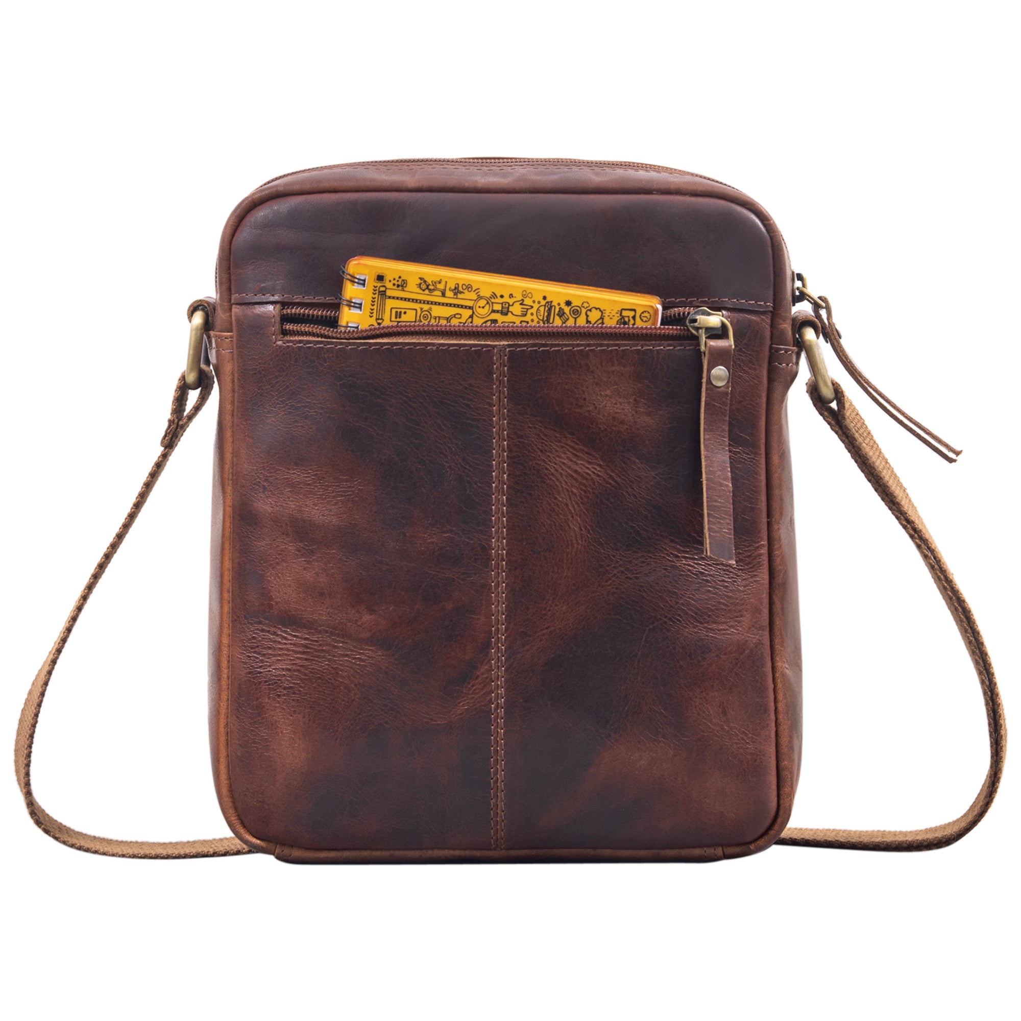 Damen Herren Ledertasche zum Umhängen