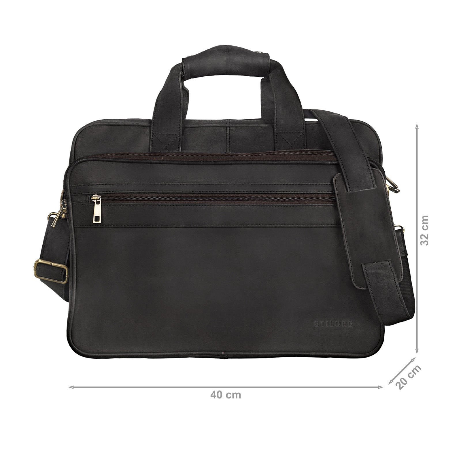 A4 Dokumententasche Leder 