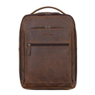 Lederrucksack Groß dunkelbraun