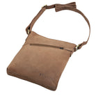 Lederhandtasche Umhängen braun