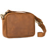 "Tamika" Leder Handtasche Damen Mittelgroß mit breitem Gurt