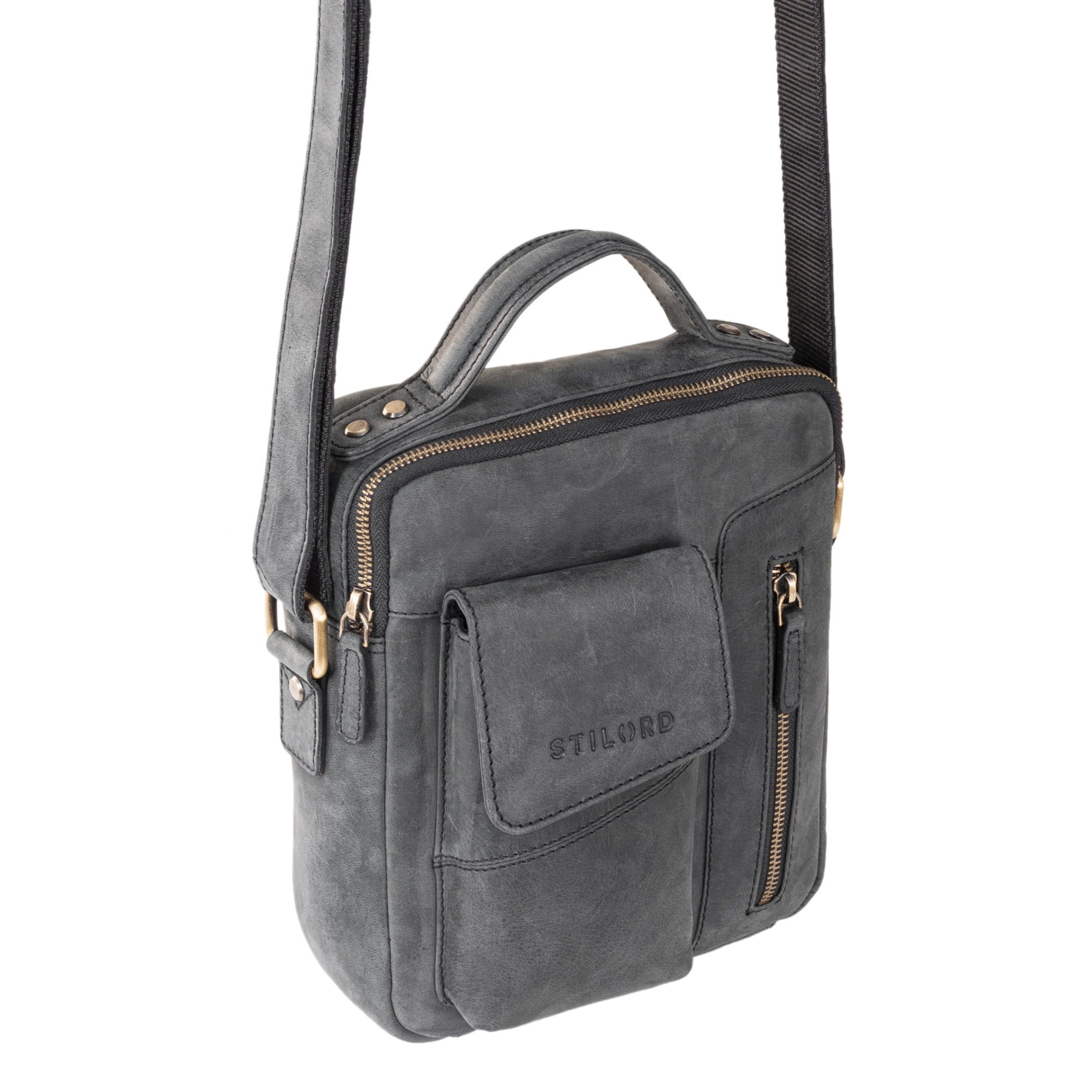 Messenger Bag Herren anthrazit