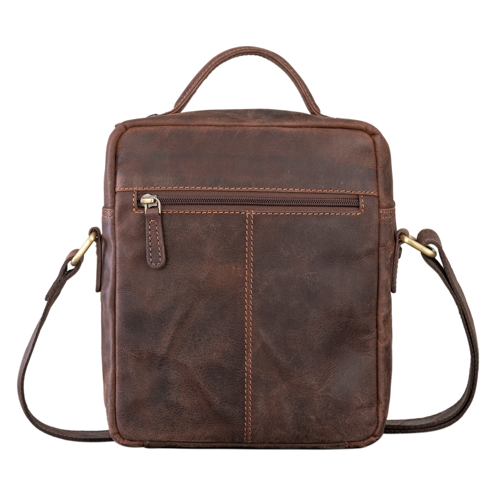 Braune Messenger Bag Herren