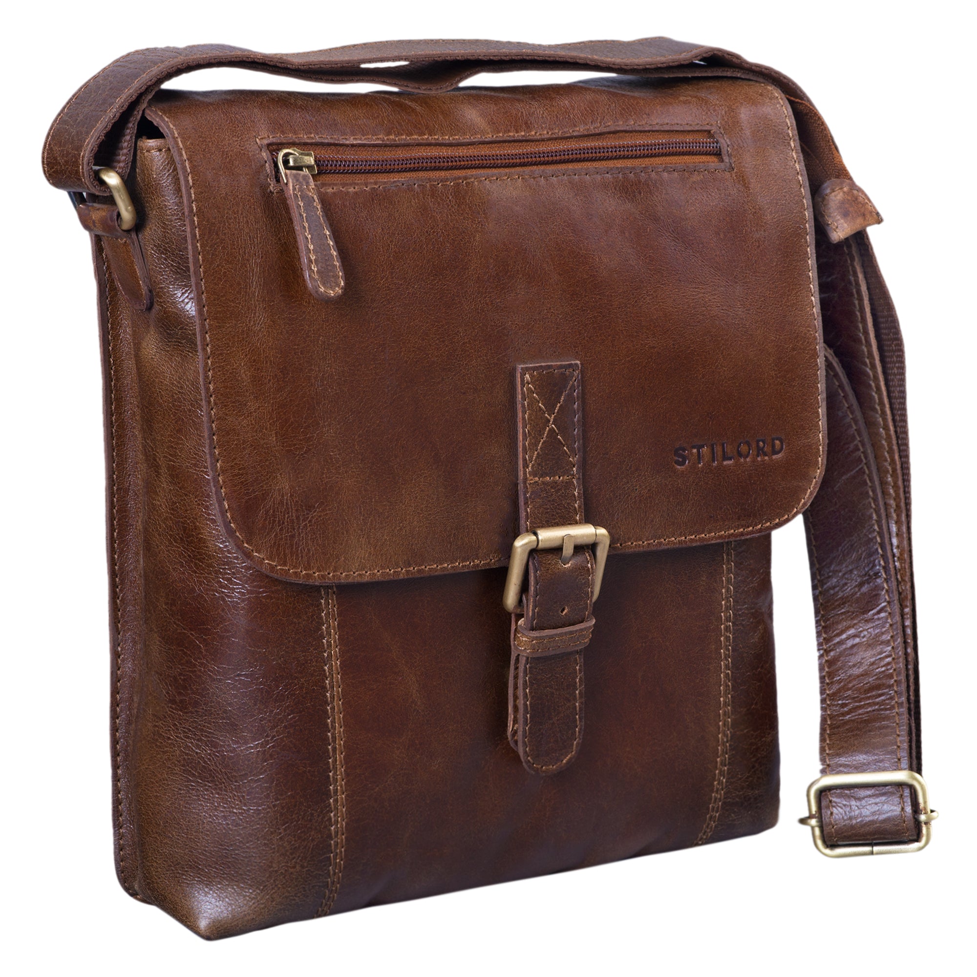 Vintage Leder Umhängetasche für Herren