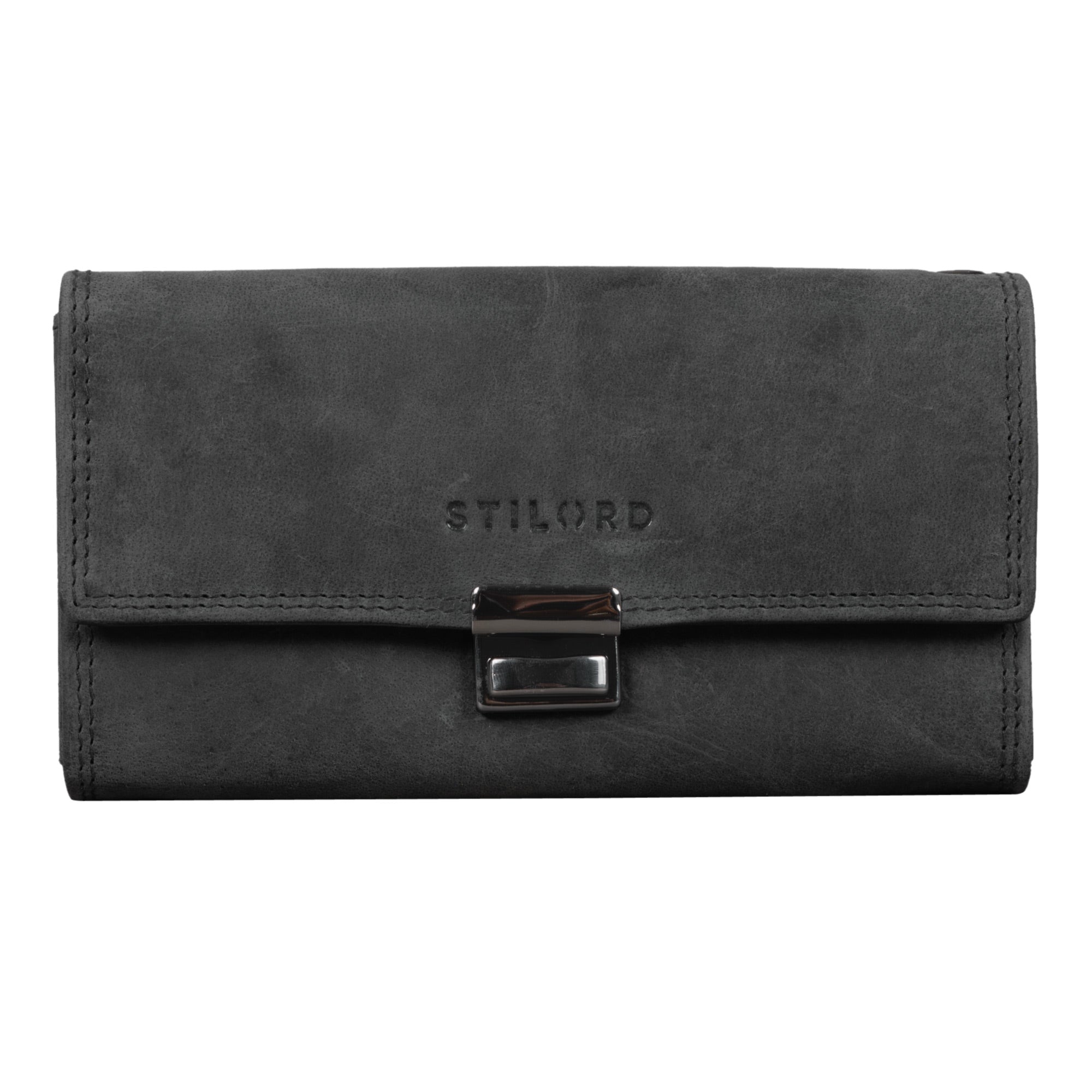 Kellnertasche Leder schwarz