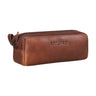 "Linus" Vintage Stiftetasche Etui echtes Leder für Kinder und Erwachsene