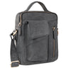 Ledertasche Herren klein anthrazit