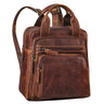 "Maple" Rucksack Tasche Damen Echtes Leder mit Henkel klein