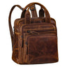 "Maple" Rucksack Tasche Damen Echtes Leder mit Henkel klein