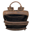Grosser Unirucksack Echt Leder braun