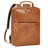 "Noé" schmaler Leder Laptoprucksack 14 Zoll im Vintage-Look