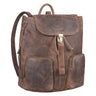 “Sidney” Leder Businessrucksack Damen