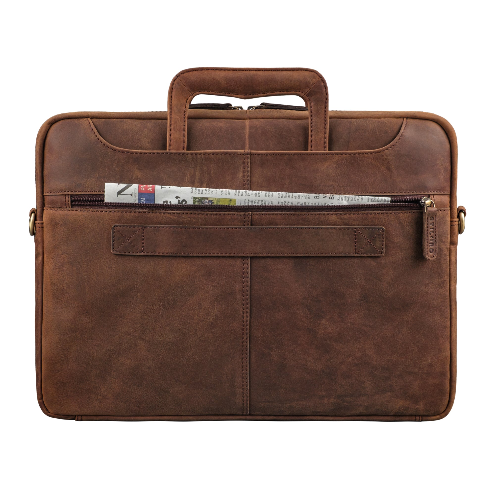 Bürotasche Herren Leder Braun
