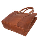 Große Handtasche Leder braun