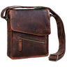Ledertasche Männer dunkel braun
