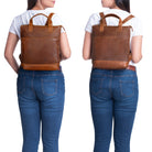 Kleiner Leder Rucksack Damen