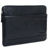 Schwarze Ledertasche 13 Zoll