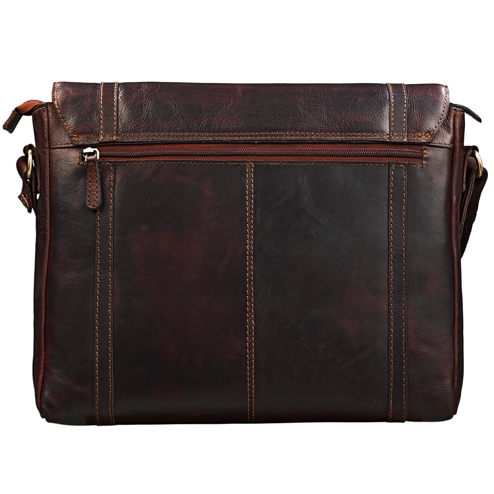 Dunkelbraune Vintage Laptoptasch 13,3 Zoll