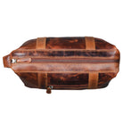 Brauner Waschbeutel Herren Damen Leder