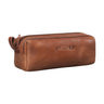 "Linus" Vintage Stiftetasche Etui echtes Leder für Kinder und Erwachsene