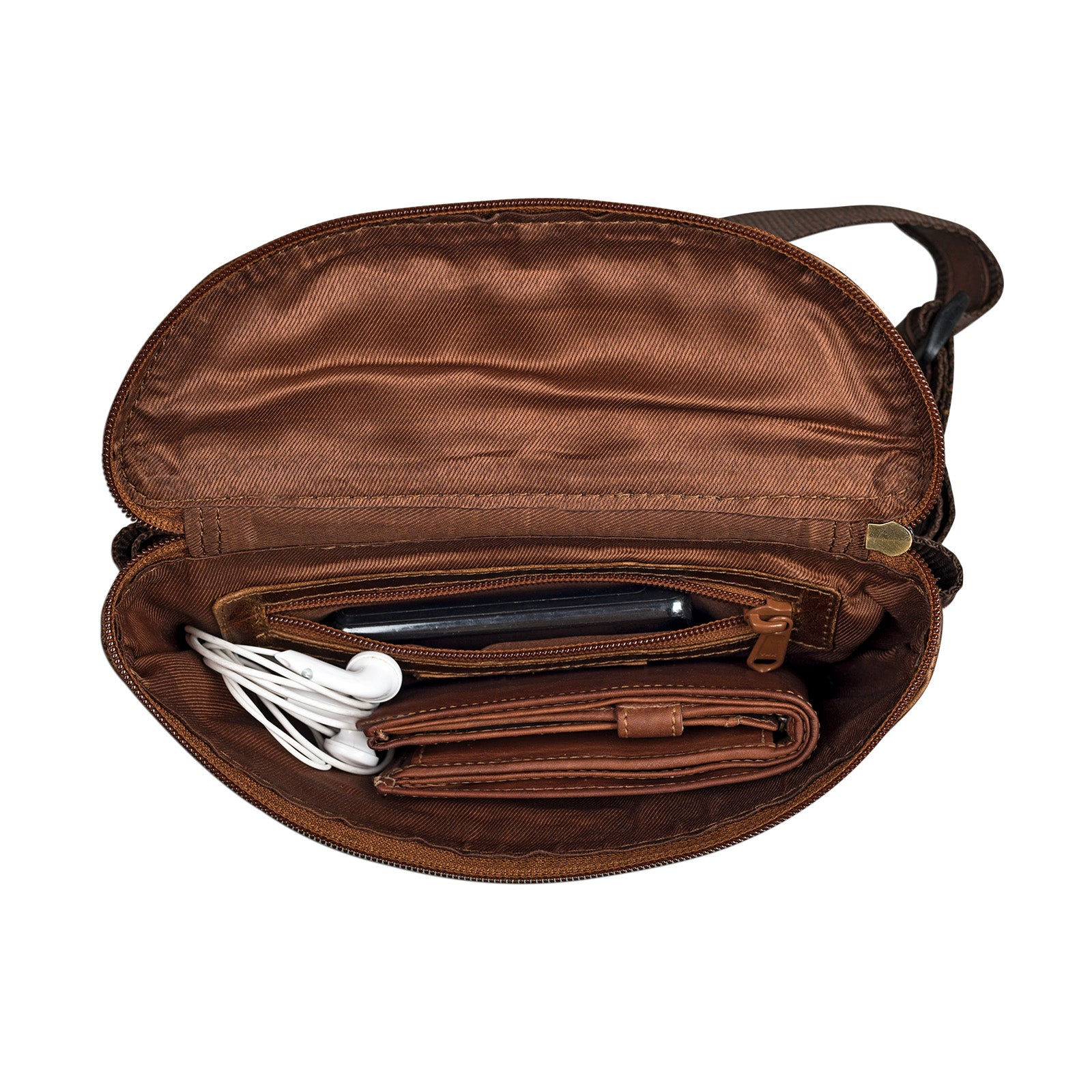 Reisetasche klein Leder braun